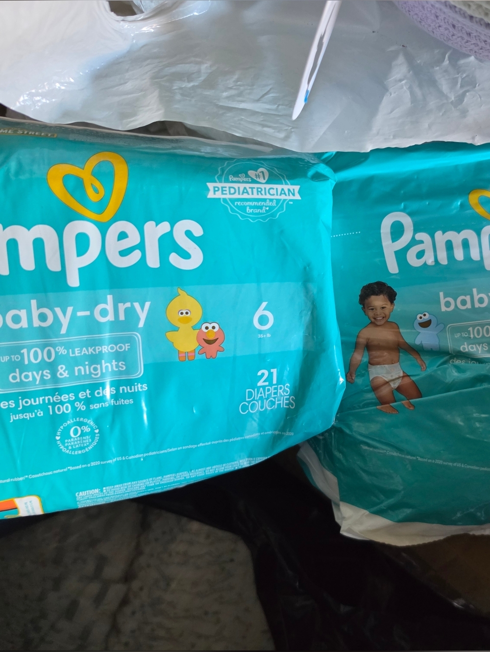 Pampers Baby-Dry Diapers Size 6 - Teal Packaging